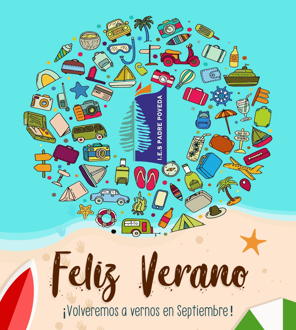 CARTEL FELIZ VERANO png